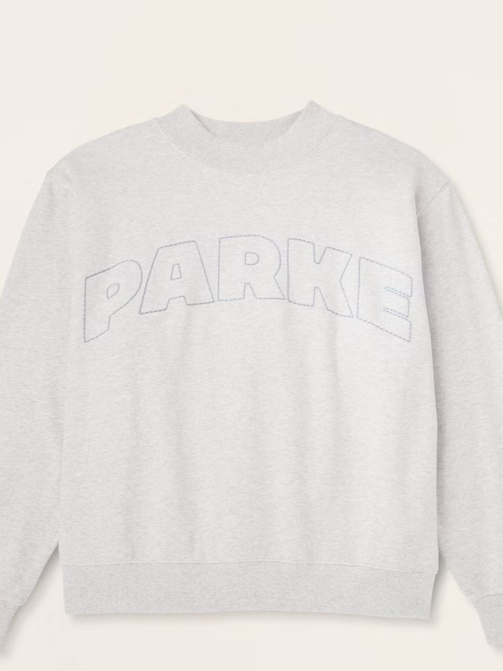 🎯❤️ Gray Mockneck Pullover Sweatshirt  - PARKE x TARGET - Size L/XL - Picture 6 of 12